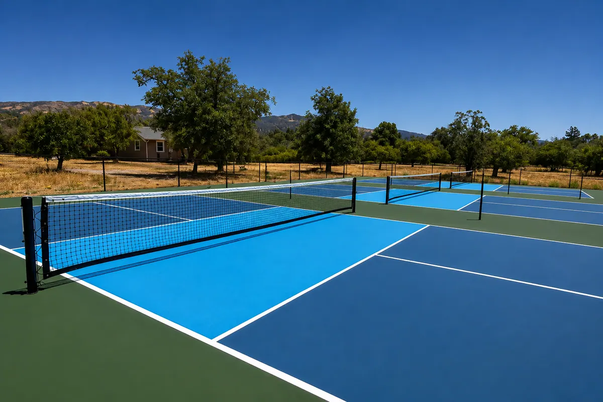 Cushion court built by West Coast Cushion Courts